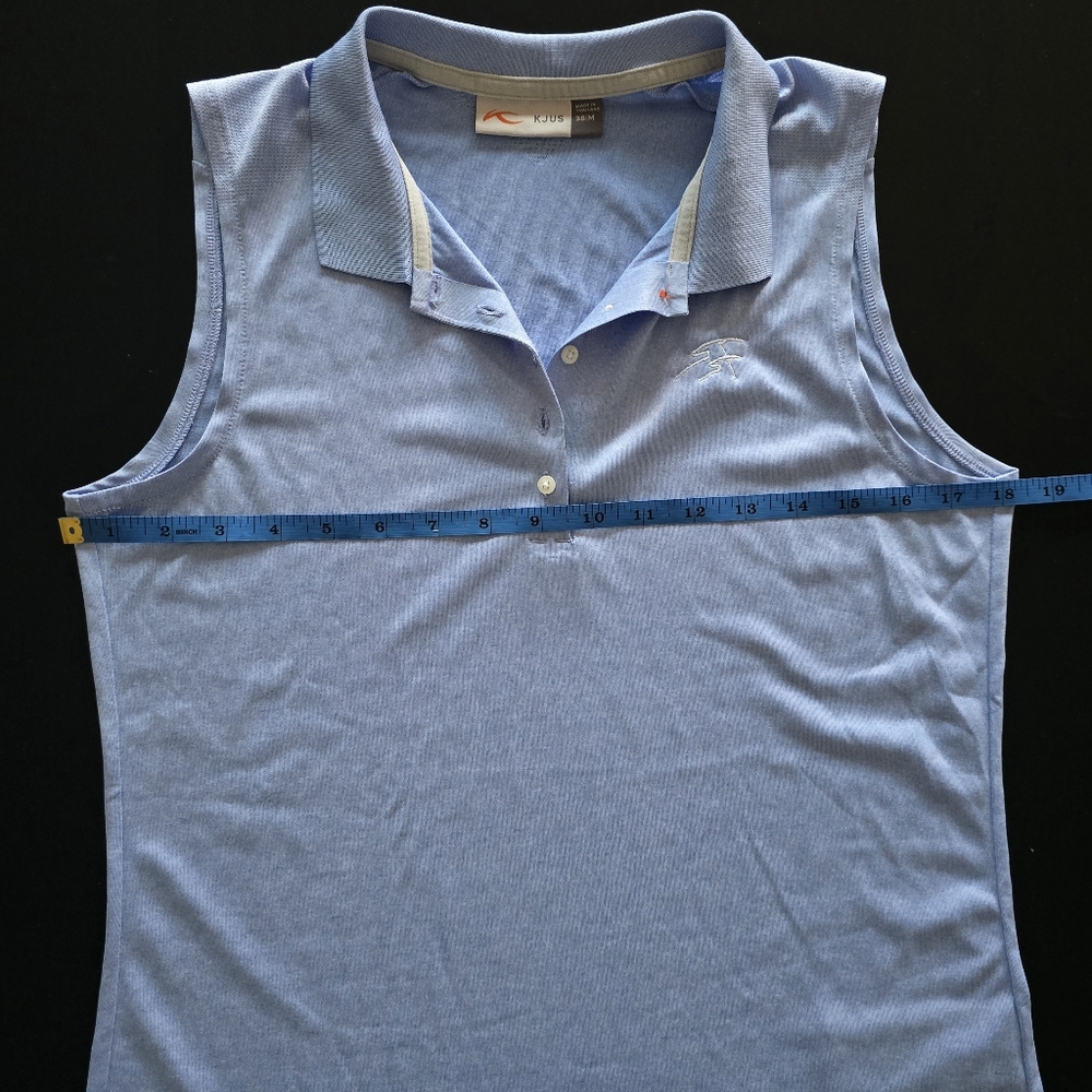 KJUS Women’s Light Blue Sleeveless Polo Top